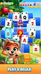 TriPeaks Solitaire Treasure oynanış görüntüsü